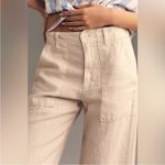 Velvet by Graham & Spencer Dru Beige Neutral wide Leg Linen Pants Tan Size 0 Photo 2