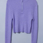 Aerie  purple ribbed sweater sz:XL Photo 0