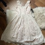 Lulus LULU’S Love Swept White Lace Midi Skater Dress Photo 2