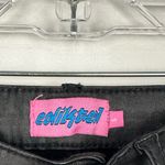 Edikted  Womens Pants Size S Black Faux Leather High Rise Wide Leg Flared Photo 4