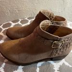 Life Stride Tan Ankle Boots with Stacked Heel Photo 6