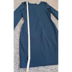 Bar III Womens Laced Shoulder Bodycon Dress Size Medium, Teal, Stretch #J1 Photo 6
