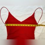 Luvalot NWT,  Red Mini Dress, ruching at sides and back, sparkle, body con size 6 Photo 2