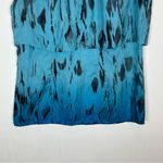 CAbi  Women's Blue Ombre 100% Silk Serene Sleeveless Blouse Medium‎ #142 Photo 6