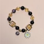 Elegant Beaded Bracelets Set with Charms (Set Y) Purple Photo 2