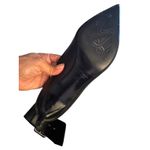 Max Mara Women's Black Pree Kitten Heel Leather Pumps Size 37.5 NWOT/box Photo 7