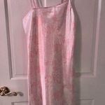 AVON Intimates Vintage Pink Satin Asymmetrical Slip Dress Photo 0