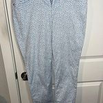 Charter Club Women's All OverPrinted Skinny Ankle Jeans BabyBlue Flowers Size 12 Photo 0