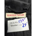 Rebecca Taylor  Silk Cami Top Floral Beaded Accents‎ Black Sleeveless S Photo 2