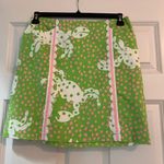 Lilly Pulitzer Green A-Line Mini Skirt for Casual Resort Wear Photo 0