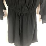 EXPRESS  Black Bell Sleeve V Neck Romper XS Photo 2