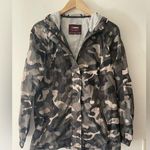 Ci Sono Camo Print Rain Weatherproof Hooded Windbreaker Jacket Photo 0