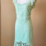 LENA | Green Trumpet Lace Fly Away With Me Maxi Dress Sz M Size M Photo 2