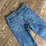 ZARA high waisted mini flare rigid denim jean pants size 4, 25” Jean Photo 6