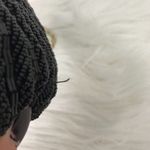 La Regale Vintage Black Beaded Satin Purse Photo 4