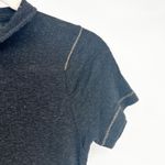 Cotélac Womens Linen Wool Blend Quiet Luxury Short Sleeve Collared Knit Top M Black Size M Photo 1