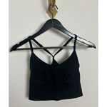 Varley Always Surrey Longline Sports Bra in Black Size Small Photo 2