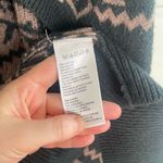 Urban Outfitters Staring at Stars Angora Rabbit Hair Green Patterned Cardigan Photo 2