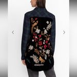 Johnny Was NEW Zuzu Velvet Back Oversized Shirt Size Small Photo 1