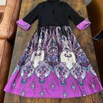 Bebe 90’s cutout paisley print dress Photo 0