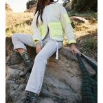 Free People Outta Left Field Jacket in Neon Green Size Small Photo 9