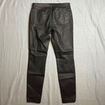 Eileen Fisher Black Coated Skinny Jeans Womens Size 12 Organic Cotton Washable Photo 5