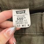 Levi's Vintage Y2K 550 Relaxed Fit Tapered Leg Jeans Sz 6 Green High Waist Photo 4