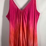 In Bloom By Jonquil Women's Sleeveless Tie Dye Nightgown Pink Orange Size XL Photo 0