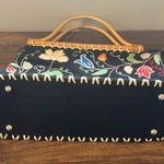 Talbots Vintage Embroidered Floral Cotton Handbag Photo 1