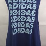 Adidas Wavy Blue Muscle Tank Photo 0