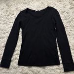 Active Basic  Black Long Sleeve Tee Size M Photo 0