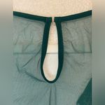 Sexy Perspective Green Lace Eyelashes Long Sleeve Bodysuit Size M‎ Size M Photo 3