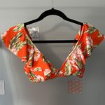 Target Tropical ruffle triangle bikini top Photo 0