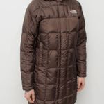 The North Face Quilted Brown Metropolis 600 Down Puffer Parka Jacket Photo 9