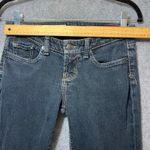 Y2K Aeropostale X2 Slim Jeans Size 0 Long Low Rise Straight Leg Dark Wash Denim Blue Photo 1