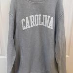 Royce Apparel Carolina Gray Ribbed Sweatshirt Photo 0