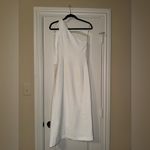 C/MEO COLLECTIVE White bow midi bride dress size small Photo 2