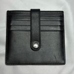 Coach  Leather Wallet Black Classic Style With Multiple Card Slots Photo 0