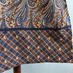 Vintage Cranston Print Works Cottagecore Midi Dress Size 11 Small Paisley USA Photo 2