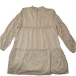 Women’s Green Casual Light Green Baby Doll Sheer Long Sleeve Dress Sz. L Size L Photo 7