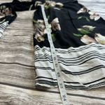 Maeve  by Anthropologie Womens Bergenia Cropped Jumpsuit 2 Black Pink Green White Photo 14