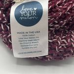 Love Your Melon  Knit Beanie Hat Maroon Burgundy Photo 4