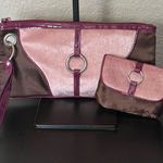 Vintage Pink and Violet Brown Clutch Set Photo 0