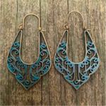 Boho Chic Turquoise Patina Copper Vintage Photo 6