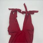 NWOT MEI L’ANGE Swimsuit One Piece Red Eve Bow Tie Swim Beach Classic Medium Photo 8