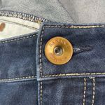 Banana Republic Curvy Boot Jeans Women's Dark Wash Denim Raw Hem Size 27 EUC Photo 8