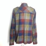 CAbi  #3555 collage plaid pearl jacket 3555 shacket sz M Photo 6