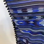 Anthropologie Rafi & Ro hooded poncho top pom pom detail Aztec southwest print S/M Photo 2