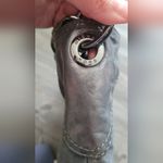 Michael Kors Collete Purse Gun Metal Metallic Shoulder Bag Photo 15