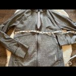 Reebok  Grey Warrior Dash Zip Up Jacket Photo 2